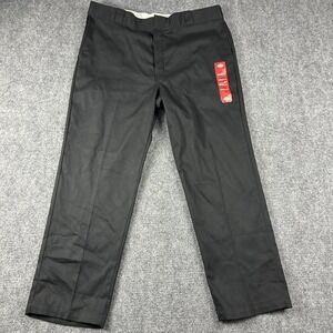 Dickies 874 Work Pants Mens 40x30 Black Original Fit Flex Chino Workwear Uniform